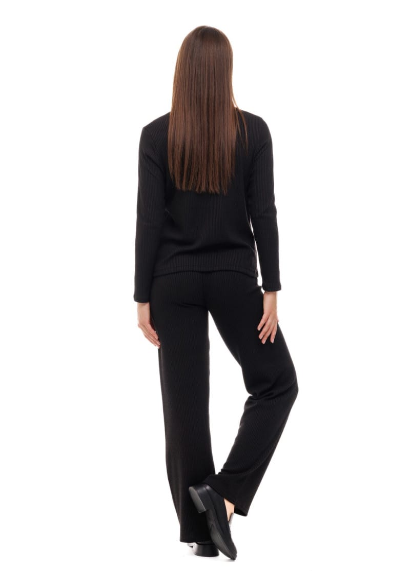 Жіночий теплий костюм з ангори рубчик — фото 4