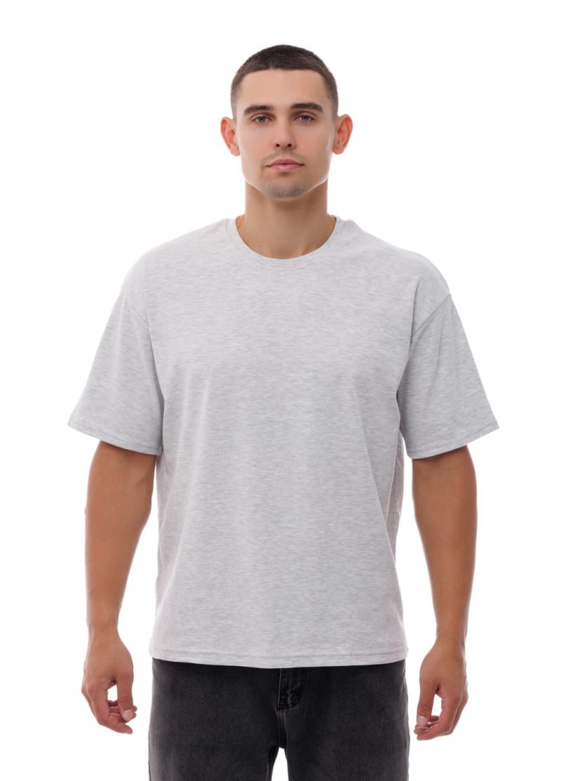 Чоловіча футболка Oversize зі 100% щільної бавовни, інтерлок