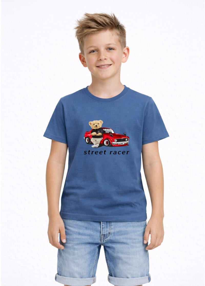 Дитяча футболка з принтом Street Racer бавовняна — фото 4